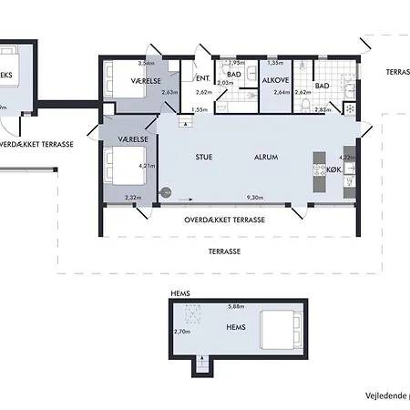 Tatil Evi Flot Nyrenoveret Hus Taet Pa *